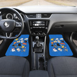 Cats Chibi Funniest in Blue Car Floor Mats