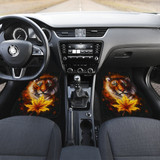Tiger & Flower Car Floor Mats Tiger & Flower Car Floor Mats