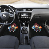 Kimetsu No Yaiba Anime Car Floor Mats Tanjiro Kamado