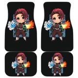 Kimetsu No Yaiba Anime Car Floor Mats Tanjiro Kamado
