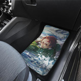 Anime Tanjiro Kamado Car Floor Mats Kimetsu No Yaiba