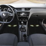 Iron Man with Iron Eyes in dark Car Floor Mats
