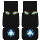 Iron Man with Iron Eyes in dark Car Floor Mats