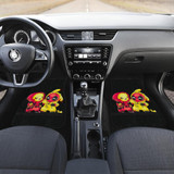 Pikachu DeadPool Funny in Black Car Floor Mats