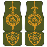 The Legend Of Zelda Front And Back Car Mats