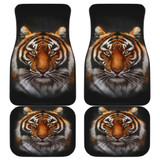 Tiger D Faceungry Animal Wild Car Floor Mats