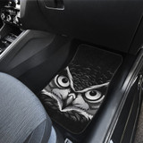 Owl Black Wild Animal Car Floor Mats
