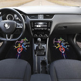 Mighty Morphin Power Rangers in Black Car Floor Mats