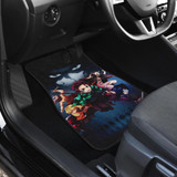 Demon Slayer Kimetsu No Yaiba Anime in black Car Floor Mats