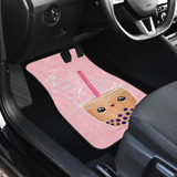Boba Milk Tea Drinks Car Floor Mats