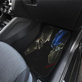 Autobots Vs Decepticons on Transformer in black Car Floor Mats