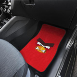 Red of Angry Bird Face Car Floor Mats