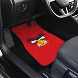 Red of Angry Bird Face Car Floor Mats