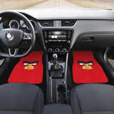 Red of Angry Bird Face Car Floor Mats
