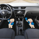 Porky Pig Funny in Black Car Floor Mats