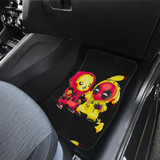 Pikachu X DeadPool Car Floor Mats