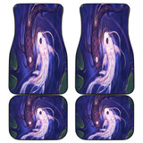 Koi Jing Jang Circle Dark Car Floor Mats