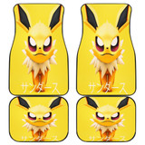 Jolteon Pokemon Yellow Car Floor Mats Jolteon Pokemon Yellow Car Floor Mats