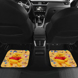 Pooh with Colorful Symbols Car Floor Mats