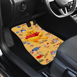 Pooh with Colorful Symbols Car Floor Mats