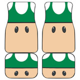Mario Green Mushroom Car Floor Mats
