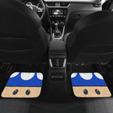 Mario Blue Mushroom Car Floor Mats