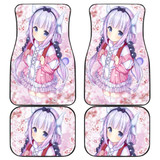 Kanna Gorgeous Girl Anime Japan Car Floor Mats