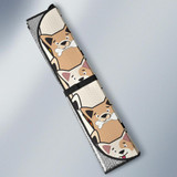 Dog Head Funny Auto Car Sun Shade Windshield