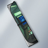 Rick & Morty in Lap on Spaceship Car Auto Sun Shade Windshield