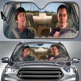 The Big Bang Theory Driving Funny Auto Sun Shade Windshield