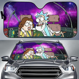 Rick And Morty Space Auto Car Sun Shade Windshield