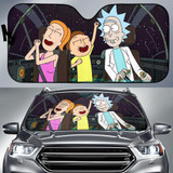 Rick And Morty Happy Auto Car Sun Shade Windshield