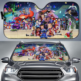 Stitch Family Auto Car Sun Shade Windshield