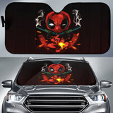 Deadpool Gun Auto Sun Shade Windshield