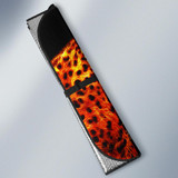 Leopard Ice Fire Auto Car Sun Shade Windshield