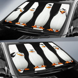 Penguins Of Madagascar Funny Auto Sun Shade Windshield