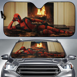 Deadpool Funny Auto Sun Shade Windshield
