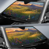 Anime Landscape Auto Car Sun Shade Windshield Anime Landscape Auto Car Sun Shade Windshield