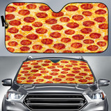 Pizza Auto Car Sun Shade Windshield