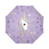 Unicorn Rainbow Auto Foldable Umbrella