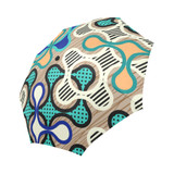 Geometric Pattern Auto Foldable Umbrella