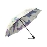 Abstract Butterfly Seamless Vintage Flower Pattern Auto Foldable Umbrella