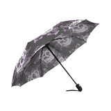 Day Of The Dead Mexico Sugar Skull Purple Auto Foldable Umbrella