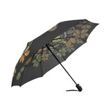 Day Of The Dead Colorful Skull With Floral Auto Foldable Umbrella