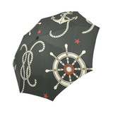 Seamless Of Helm Rope And Anchor Auto Foldable Umbrella