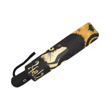 Happy Halloween Black Cat Auto Foldable Umbrella