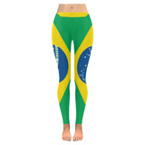 Brazil Flag Leggings
