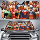 Super Heroes DC Universal Auto Sun Shade