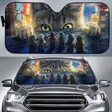 Lego and Cat Funny Auto Sun Shade
