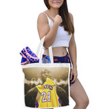 Kobe Bryant Canvas Tote Bag/Large (Model 1702)